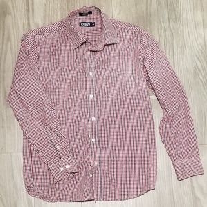 EUC Boys Chaps size 14 long sleeve button up shirt